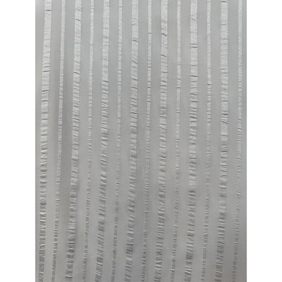 Vince Camuto V-Neck Blouse Ivory Striped Top Balloon Sleeves Holiday Women's 2X - Picture 7 of 11